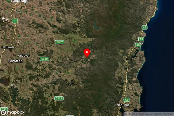 Swanston,Tasmania Satellite Map