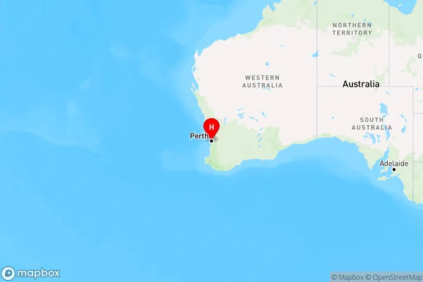 Cloisters Square,Western Australia Region Map