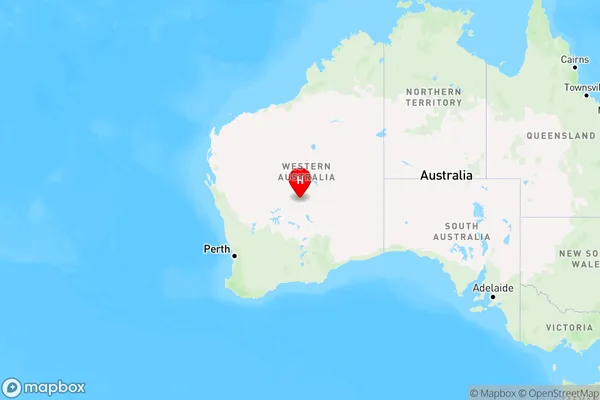 Northlands,Western Australia Region Map