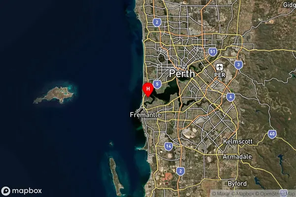 Mosman Park,Western Australia Satellite Map