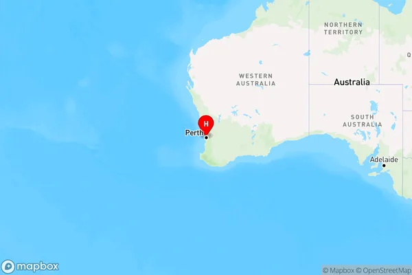 Wembley,Western Australia Region Map