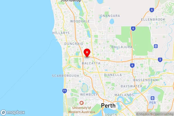 Balcatta,Western Australia Area Map