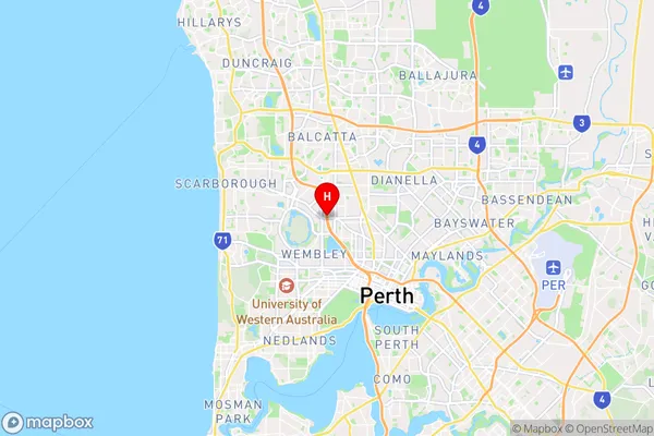 Osborne Park,Western Australia Area Map