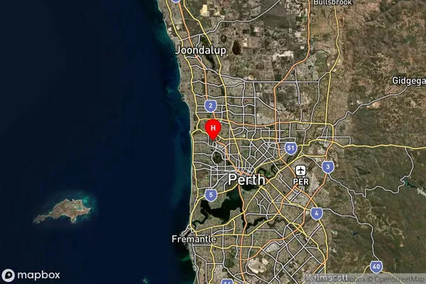 Innaloo,Western Australia Satellite Map