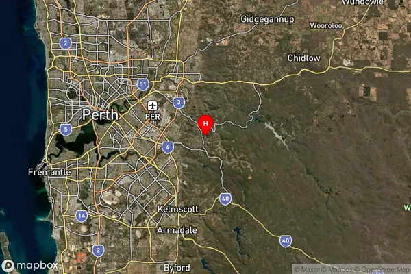 Walliston Dc,Western Australia Satellite Map