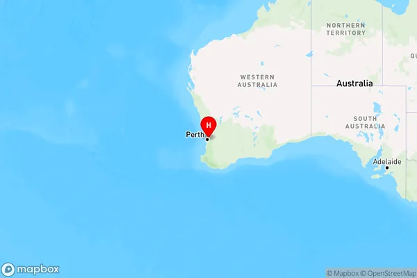 Midland Dc,Western Australia Region Map