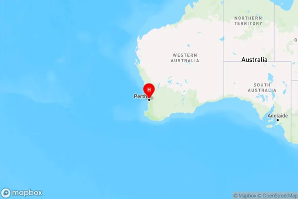 Tuart Hill,Western Australia Region Map