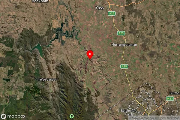 Cavan,New South Wales Satellite Map