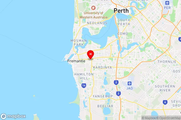 Palmyra Dc,Western Australia Area Map