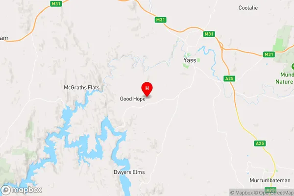 Good Hope,New South Wales Area Map