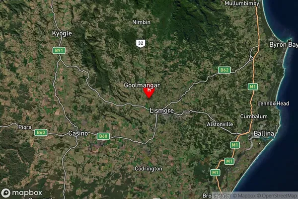 Booerie Creek,New South Wales Satellite Map