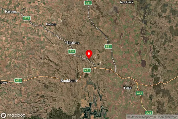 Goondah,New South Wales Satellite Map