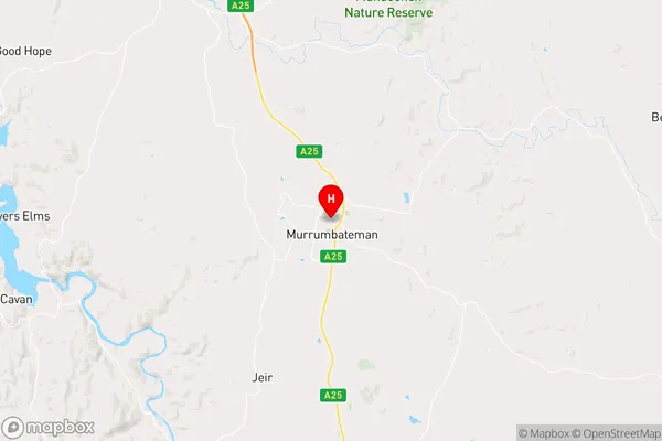 Murrumbateman,New South Wales Area Map