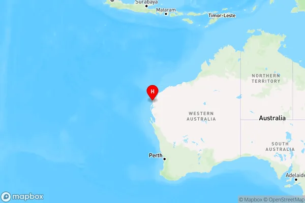 Mauds Landing,Western Australia Region Map