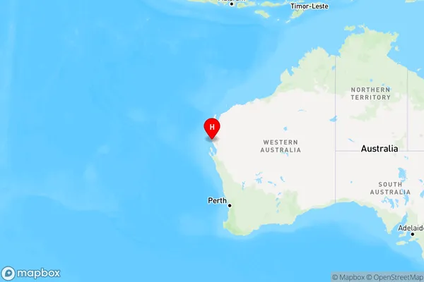 Morgantown,Western Australia Region Map