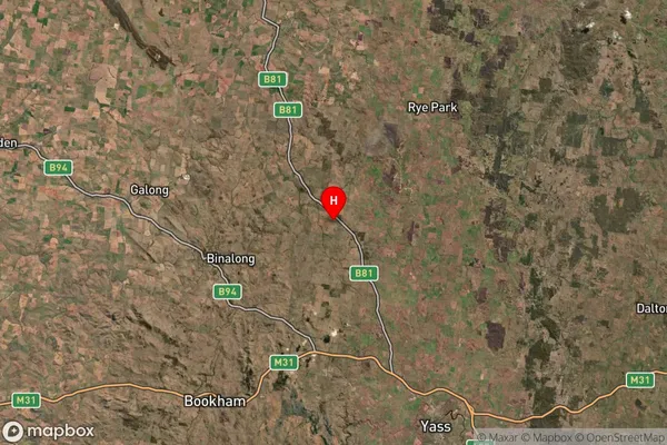 Tangmangaroo,New South Wales Satellite Map