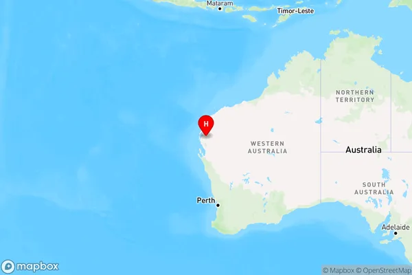 Yandoo Creek,Western Australia Region Map