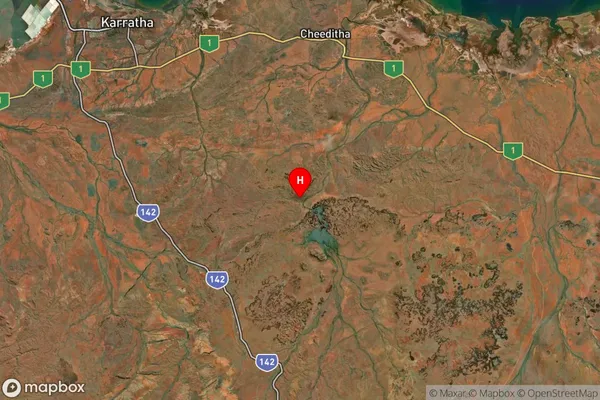 Cooya Pooya,Western Australia Satellite Map