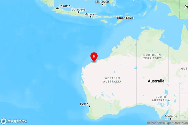 Cooya Pooya,Western Australia Region Map