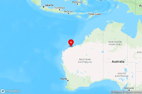 Mount Anketell,Western Australia Region Map