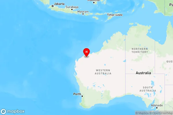 Millstream,Western Australia Region Map