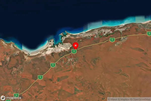 Pardoo,Western Australia Satellite Map