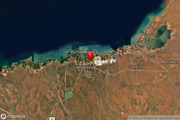 Redbank,Western Australia Satellite Map