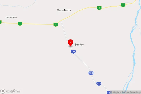 Strelley,Western Australia Area Map