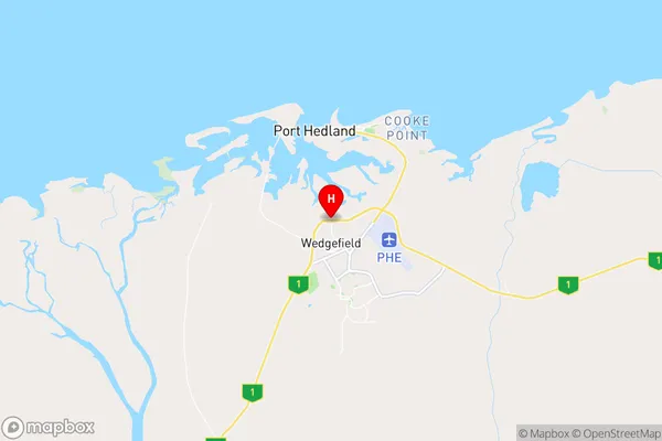 Wedgefield,Western Australia Area Map