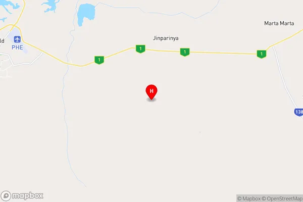 Pippingarra,Western Australia Area Map