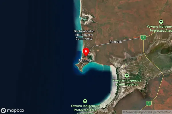 Djugun,Western Australia Satellite Map