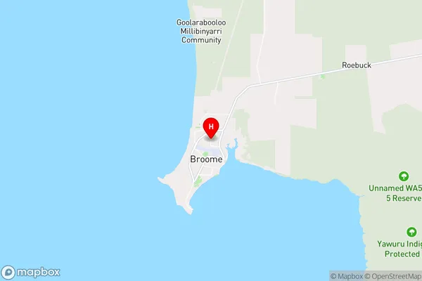 Djugun,Western Australia Area Map