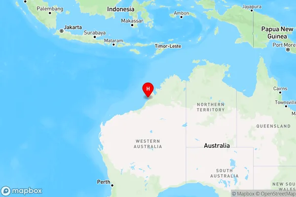 Djugun,Western Australia Region Map