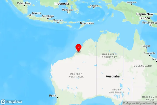 Gingerah,Western Australia Region Map