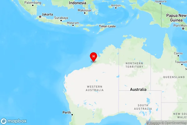 Lagrange,Western Australia Region Map