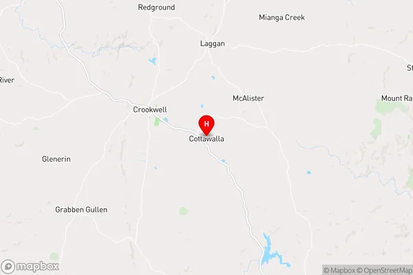 Cottawalla,New South Wales Area Map