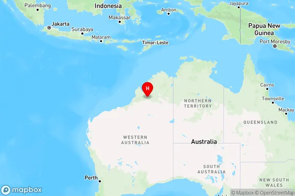 St George Ranges,Western Australia Region Map