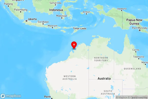 Koolan Island,Western Australia Region Map