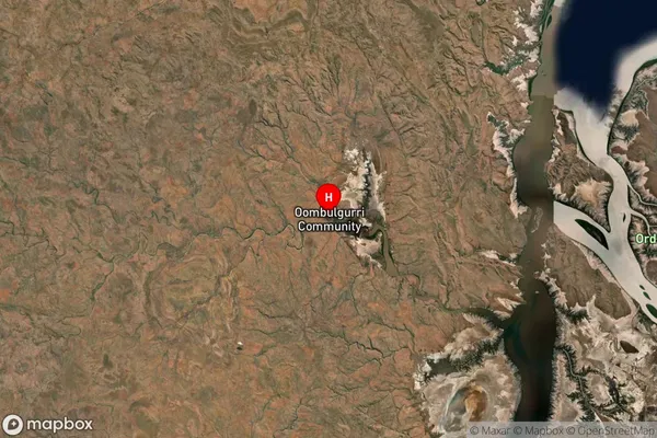 Oombulgurri,Western Australia Satellite Map