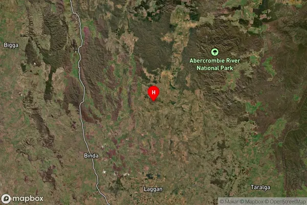 Fullerton,New South Wales Satellite Map