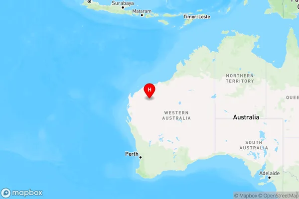 Rocklea,Western Australia Region Map