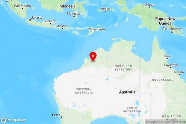 Mount Hardman,Western Australia Region Map