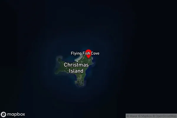 Christmas Island,Western Australia Satellite Map