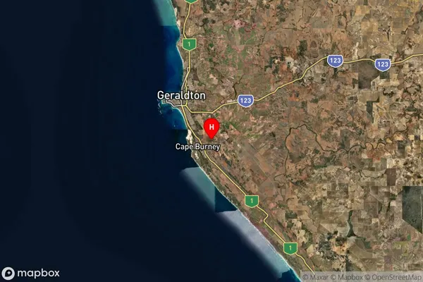 Rudds Gully,Western Australia Satellite Map