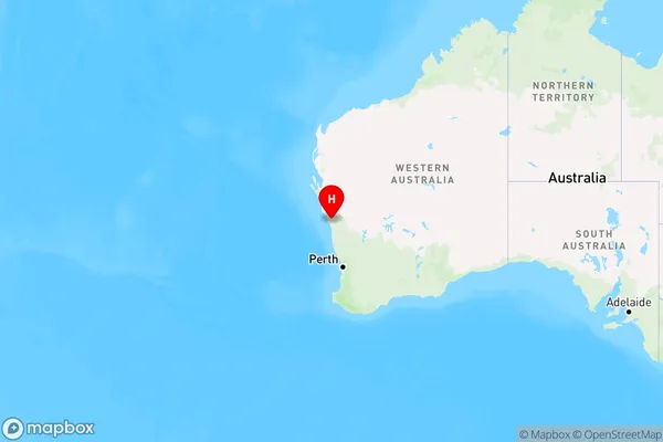 Sandsprings,Western Australia Region Map