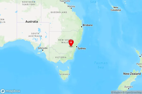 Greenmantle,New South Wales Region Map