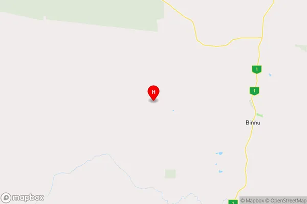 West Binnu,Western Australia Area Map