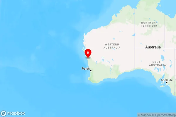 Wicherina South,Western Australia Region Map