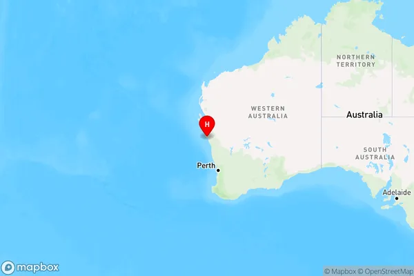 Horrocks,Western Australia Region Map