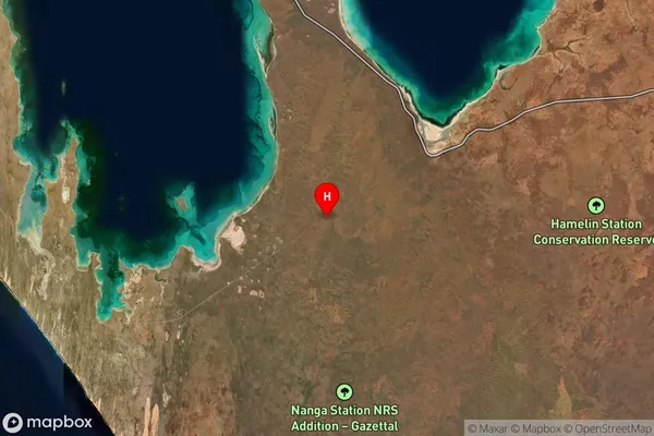 Nanga,Western Australia Satellite Map